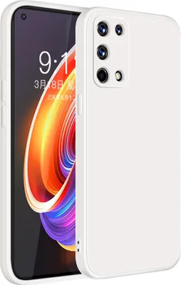 Produktbild von OPPO Realme X7 Pro Hülle, LaimTop Slim Liquid Silikon Gel Gummi Schutzhülle für OPPO Realme X7 Pro Weiß
