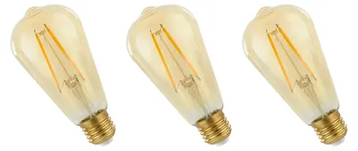 Produktbild von Spectrum E27 LED Lampe 4,9W 490lm 2400K Warmweiß 230V 3 Stück