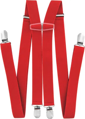 Immagine prodotto di bretelle axy da uomo 4 robuste clip a forma di H larghe 2,5 cm regolabili ed elastiche lunghe 120 cm