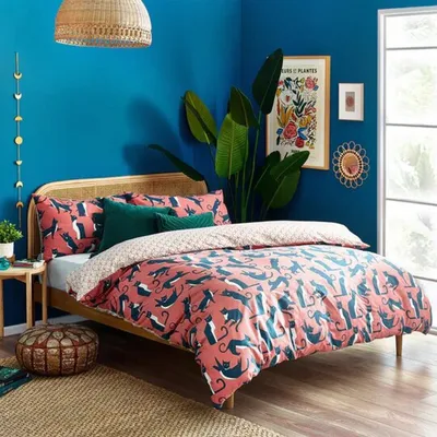 Obrázek produktu pro Furn - Sada ložního prádla "Kitta" RV2475 (king size) (růžová/melounová)