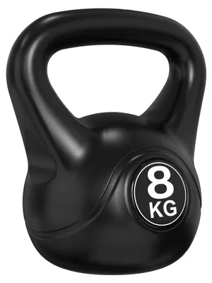Produktbild von Tunturi Kugelhantel, Kettlebell, PVC mit Sand gefüllt, 8 kg