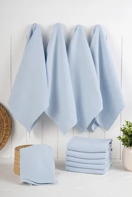 Obrázok produktu pre Hermia Concept, Eloise - Light Blue, uterák, svetlomodrý, 90 % BAVLNA / 10 % POLYESTER, 43 x 76 cm