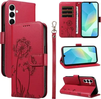 Produktbild von Samsung Galaxy A18 / A17 Hülle - Coverup Pusteblume Klapphülle - Rot