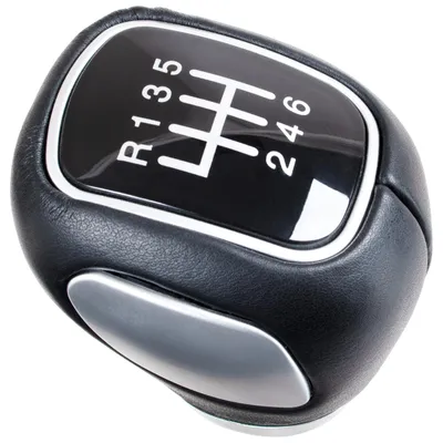 Image de Chevrolet Aveo 2003 - noir + pommeau de levier de vitesses argenté à 6 rapports