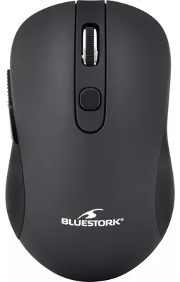Zdjęcie produktu dla Mysz Bluestork OFF60, 6 butoane, negru, 2.4GHz