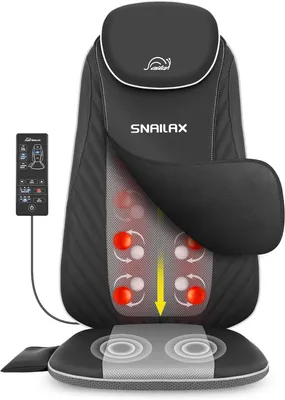 Productafbeelding van Snailax Shiatsu Massagekussen met warmte- en vibratiefunctie