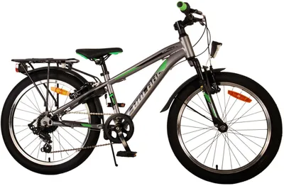 Produktbild von Volare Cross Kinderfahrrad - Jungen - 20 Zoll - dunkelgrau - 6 Gänge