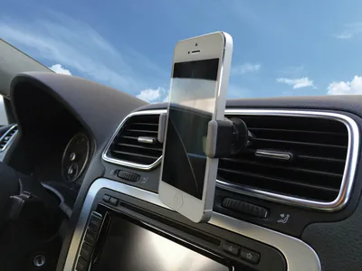 Image de support universel de téléphone portable pour smartphone grille d'aération GPS Navi support voiture camion
