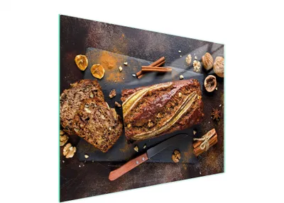 Obrázok produktu pre Sklenená doska na krájanie 52x40 chleba