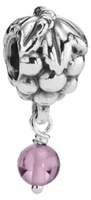 Produktbild von Pandora Charm-Anhänger Trauben mit Amethyst Sterling-Silber 790481AM