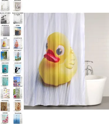 Produktbild von SANILO® Duschvorhang Ente 180 x 200 cm