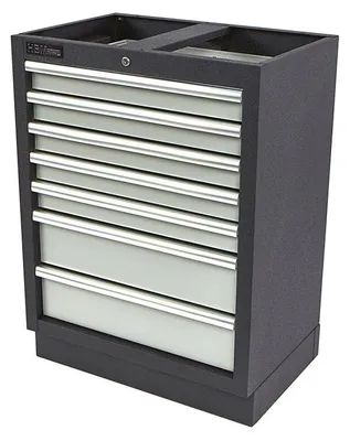 Produktbild von HBM Profi-Werkzeugschrank mit 7 Schubladen für Werkstattausrüstung