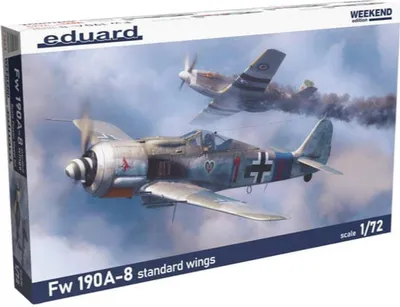 Produktbild von Eduard Plastic Kits 7463 - 1:72 Fw 190A-8 standard wings - Neu