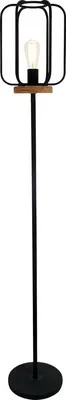 Produktbild von Brilliant Tosh Standleuchte, 1-flammig E27 Antik Holz Schwarz Korund93145/66