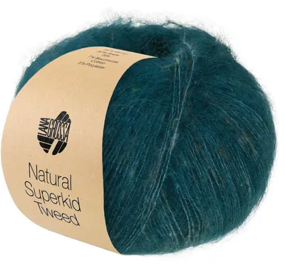 Produktbild von Lana Grossa - Natural Superkid Tweed 0634 tiefseegrün