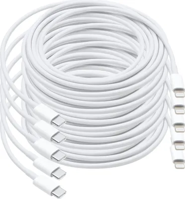Produktbild von MMOBIEL 5x USB – C to 8 Pin Lightning Kabel 1 Meter - für iPhone / iPad / MacBook / iPod