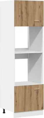 Produktbild von vidaXL Mikrowellenschrank Lyon Artisan-Eiche 60x57x207 cm Holzwerkstoff