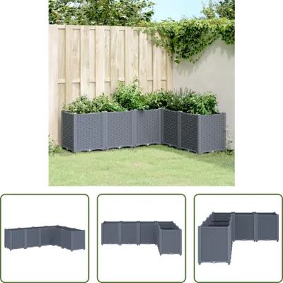 Produktbild von The Living Store Pflanzkübel Grau 160x120x53 cm PP