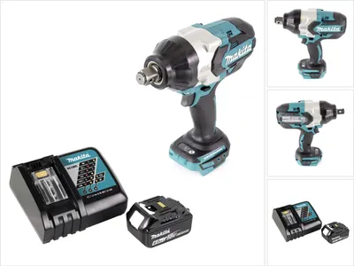 Produktbild von Makita DTW 1001 RG1 Akku Schlagschrauber 18V 3/4“ 1050Nm Brushless + 1x Akku 6,0 Ah + Ladegerät