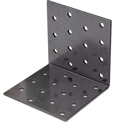 Produktbild von Alberts 301828 DURAVIS® Lochplattenwinkel | schwarzdiamant duplexbeschichtet | G