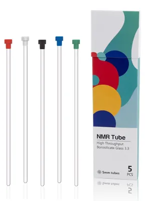 Imagen del producto de Elzusha - Tubos para RMN, 5 x 178 mm, vidrio de borosilicato - 1 juego