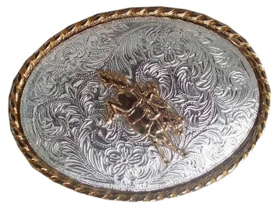 Produktbild von Gürtelschnalle Bronco Reiter Wechselgürtel Buckle Western Rodeo Concho Cowboy Gürtel