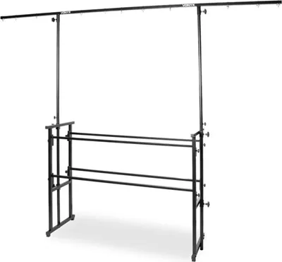 Produktbild von Vonyx DB7, DJ-Tisch, Schwarz, Metall, 15,2 kg