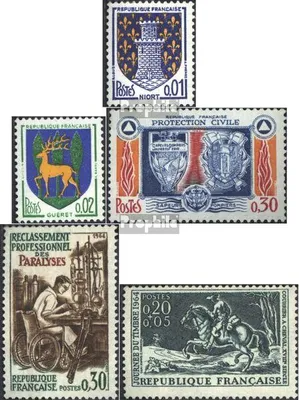 Produktbild von Briefmarken Frankreich 1964 Mi 1458-1459,1460,1461,1462 (kompl.Ausg.) postfrisch Wappen