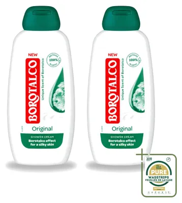Productafbeelding van 2 x Borotalco Original douchegel - 250 ml - Voordeelverpakking - 2 stuks