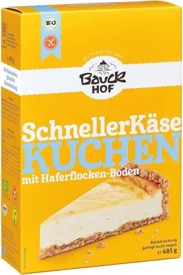 MIESZANKA NA SERNIK BEZGLUTENOWA BIO 485 g - BAUCK HOF