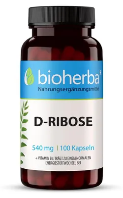 Produktbild von Bioherba D-Ribose 540 mg 100 Kapseln