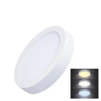 Productafbeelding van LED-paneel, inbouw, 12W, 3-6000K, rond, SOLIGHT WD170
