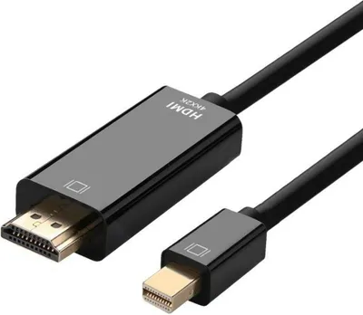 Productafbeelding van AISENS A125-0361, 2 meter, Mini DisplayPort, HDMI, Samec, Samec, Goud