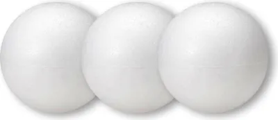 Produktbild von Weihnachtskugel B-10 Styropor 10cm 12St