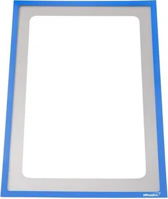 Produktbild von Ultradex Infotasche 889407 Ausschnitt blau 5 St./Pack.
