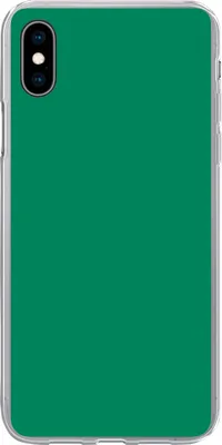Produktbild von MuchoWow® Handyhülle Schutzhülle Hülle für Telefoonhoesje iPhone Xs Grün - Wald - Farben Silikon Softcase Handy Hülle - Handytasche