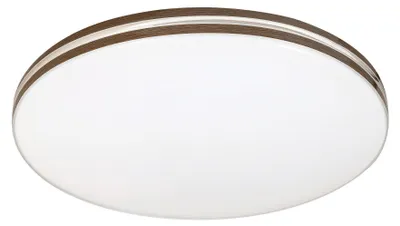 Obrázok produktu pre Rabalux Biele stropné LED svietidlo Oscar2 s dekórom dreva okrúhle 340mm 18W 71173