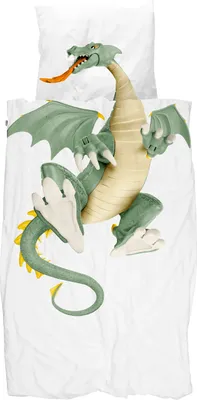 Produktbild von Snurk Bettwäsche Drache 135 x 200