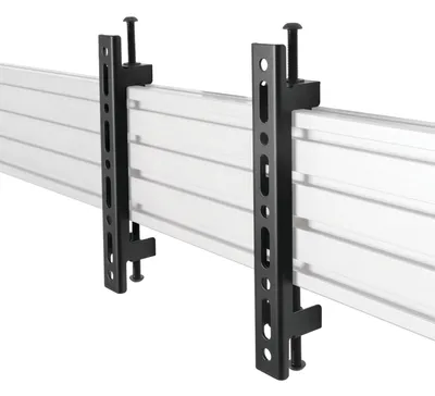Produktbild von B-Tech Flat Screen Interface Arms System X Universal Interface, BT8390-VESA200F_B (System X Universal Interface Arms - VESA 200, Flat Panel Mount arm, Black, 70 kg, Rail, 119.4 cm (47), 81.3)