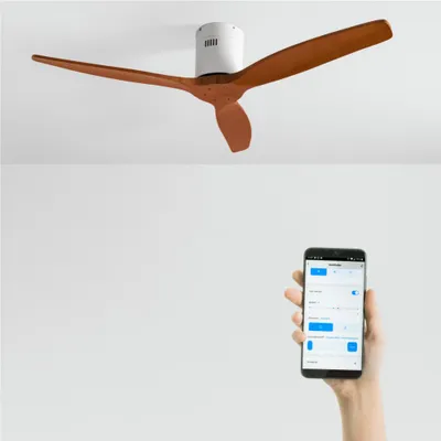 Produktbild von CREATE - WIND CALM - Leiser Deckenventilator 40W mit technischen ABS-Blättern in verschiedenen Größen