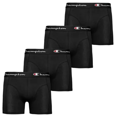 Produktbild von Champion Herren Core x4 Retroshorts, Schwarz, L (4er Pack)