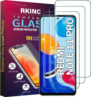Produktbild von 3x Panzerglas Displayschutz für Xiaomi Redmi Note 11 Pro 5G