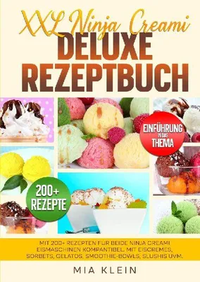 Produktbild von XXL Ninja Creami Deluxe Rezeptbuch