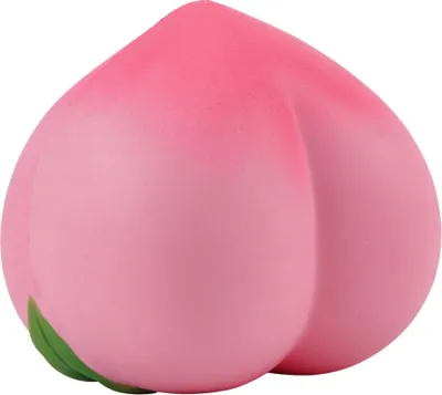 Produktbild von Duftender Pfirsich, Quetschspielzeug, langsam aufsteigend, weich, Stressabbau, ideales Geschenk für Kinder