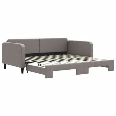 Obrázek produktu pro vidaXL Rozkládací lehátko Taupe 100x200 cm Látka