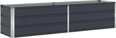 Obrázek produktu pro Truhlík Antracit 195 x 50 x 45 cm Pozinkovaná ocel
