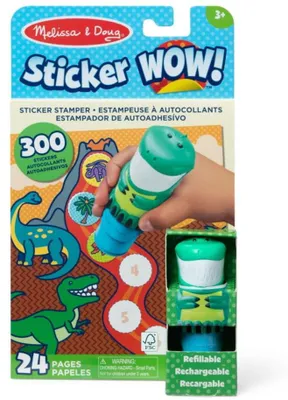 Obrázek produktu pro WOW Samolepky s razítkovačem - Dinosaurus