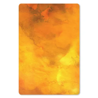 Produktbild von MuchoWow® Mauspad Mousepad Aquarell - Abstrakt - Orange 18x27 cm - Mousepads - Maus Mat - Pad - Mausunterlage