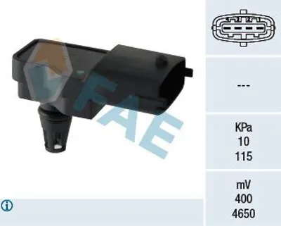 Produktbild von FAE 15041 Ladedrucksensor für FIAT PANDA (169) Saugrohr
