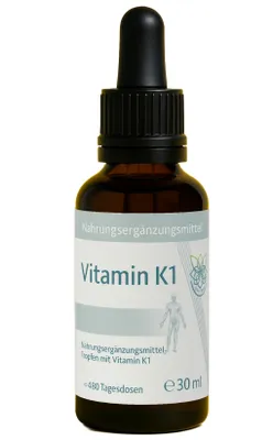 Produktbild von VITARAGNA® Vitamin K1 Tropfen flüssig, Phytomenadion K-Tropfen - hochdosiertes Liquid in Oliven-Öl gelöst, 30 ml, 480 Tagesdosen